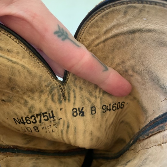 lucchese cowgirl / cowboy boots - women’s 8.5 - Picture 4 of 5